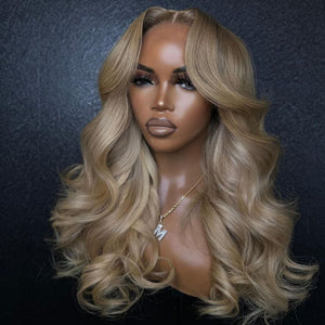 Body Wave Blonde 613 Frontal Lace Human Hair Wig