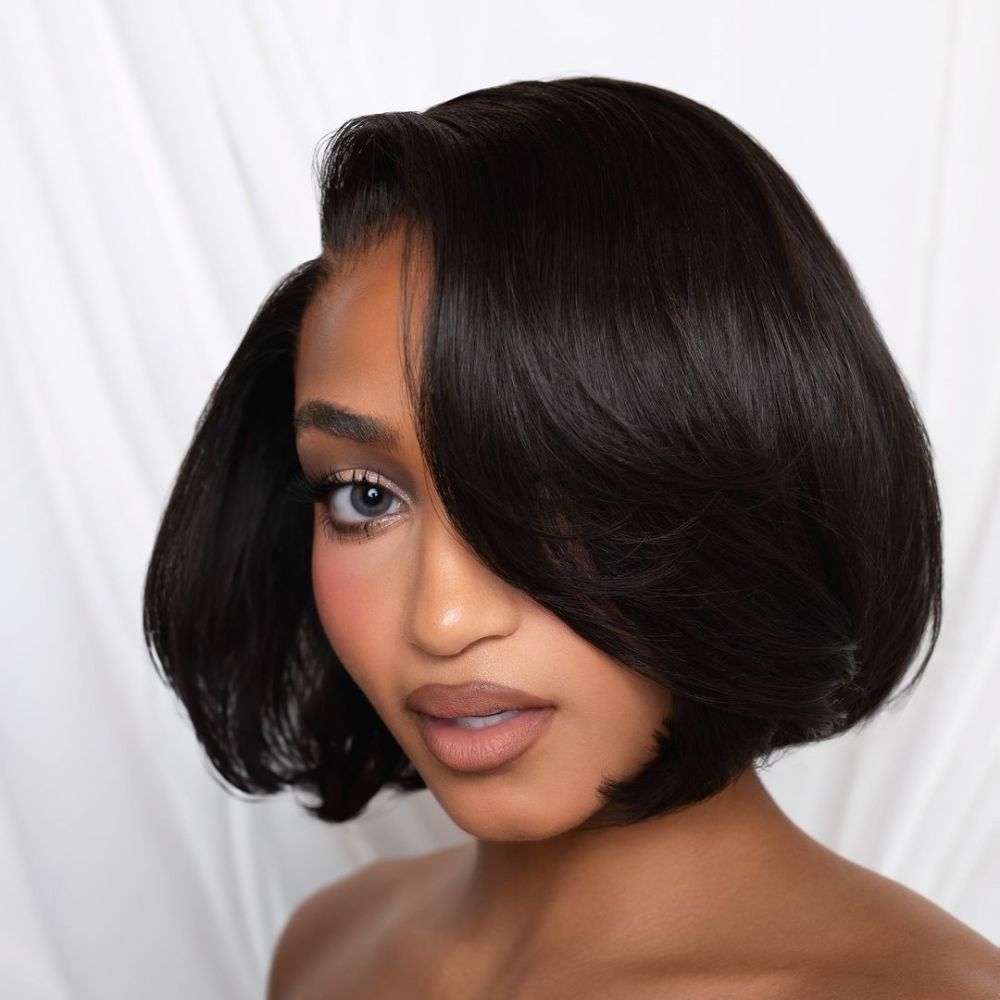 Realistic Lace Glueless Side Parted Bob Wig