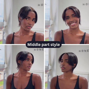 Affordable Frontal Lace Short Pixie Cut Bob Wig