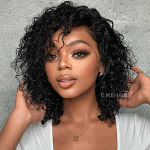 Wet & Wavy Short Bob Water Wave Lace Front Wig