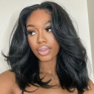 
            
                Load image into Gallery viewer, Face Framing Layered Cut Glueless 5x5 Lace Closure Wig
            
        