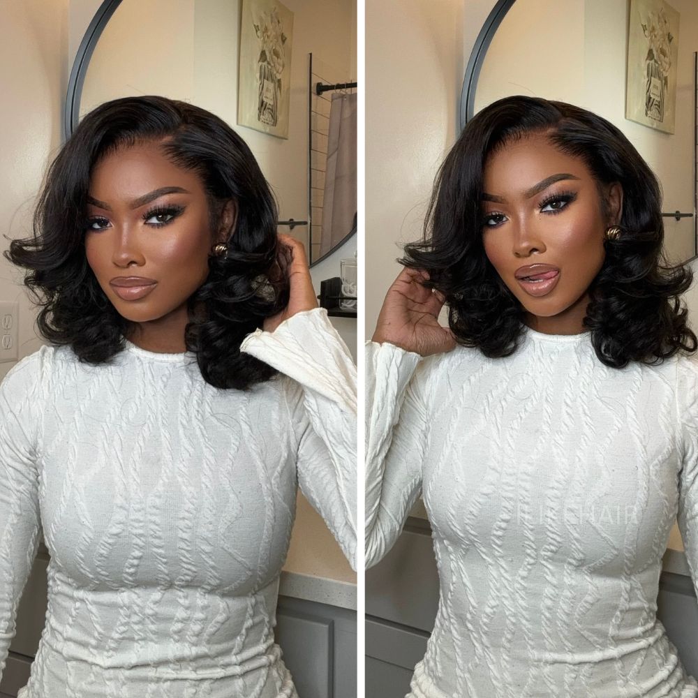 Bouncy Loose Wave Layered Cut 13×4 Lace Front Wig