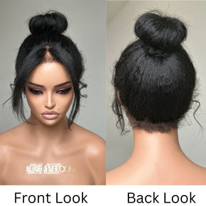 
            
                Load image into Gallery viewer, Versatile 360 Lace Frontal Kinky Edges Kinky Wig
            
        