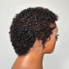 Full Lace Minimal Curly Afro Pixie Cut Wig With Drawstring