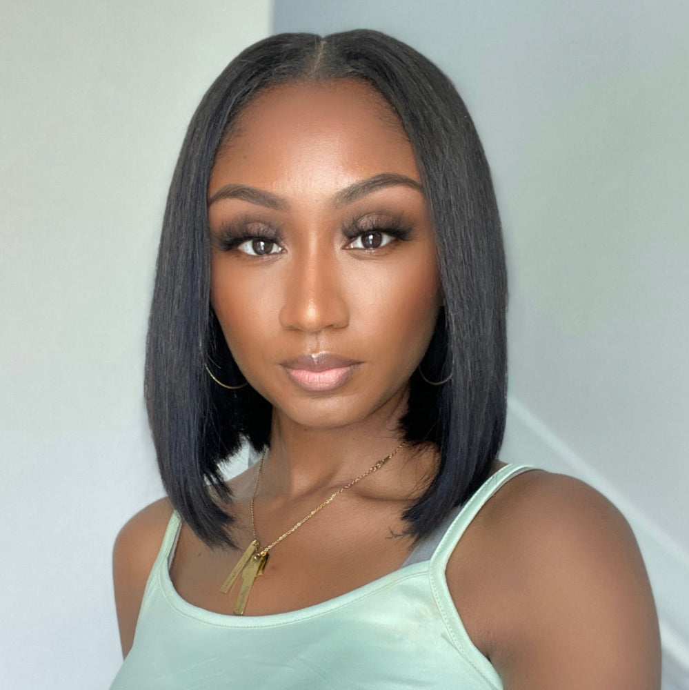 
            
                Load image into Gallery viewer, Thin Leave Out I Part Bob Wig Silky Straight
            
        