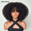 Afro Kinky Curly Glueless Wig With Bangs