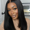 Natural Black Silky Straight 13x4 Lace Front Wig