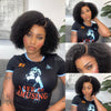 Volume Jerry Curly Wig 5x5 Lace Bob With Kinky Edges