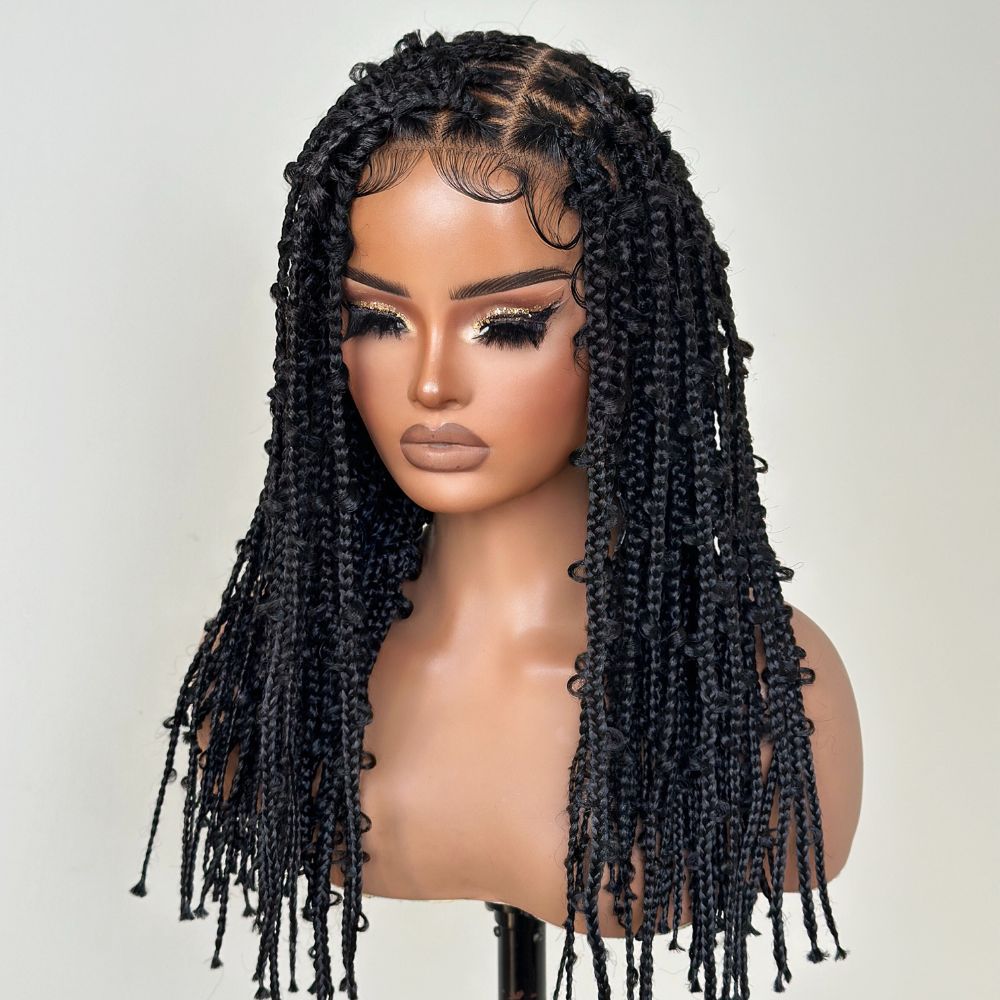 Mini Butterfly Braid Invisi Drawstring Full Lace Wig