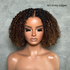 Highlights Coily Curly 5x5 HD Lace With 4C Kinky Edges Wig