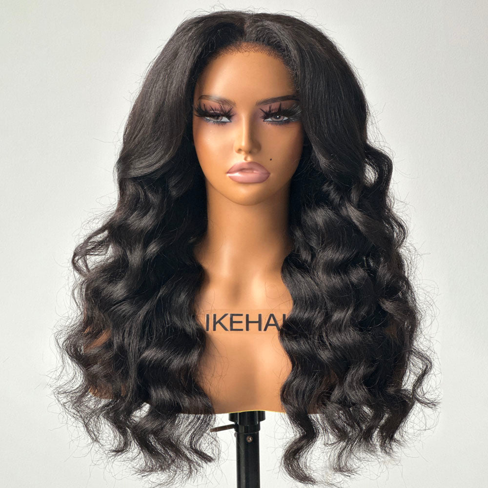 Kinky Edges HD Lace Frontal Ventilated Wig Body Wave