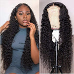 Deep Wave Wig 18"-30" Long Deep Curly 13x4 Lace Front Wigs Human Hair