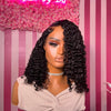 Deep Curly 13x4 Lace Frontal Wig Human Hair