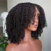 Afro Kinky Curly Layered Cut 5x5 Lace Closure Lace Wig
