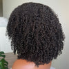 Afro Kinky Curly Layered Cut 5x5 Lace Closure Lace Wig
