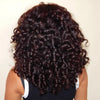 Brown Highlight Layered Wave Wig Shoulder Length Soft Natural Look