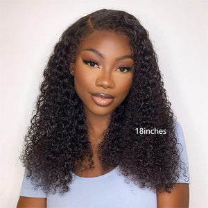 Ventilated Realistic Curly Edges Lace Wig