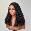 Full Lace Knotless Bohemian Braided Curls Invisi Drawstring Wig