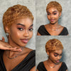 Full Lace Pixie Cut Wig 100% Human Hair