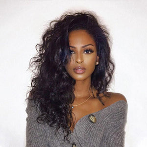 
            
                Load image into Gallery viewer, Glueless Natural Wavy 13X4 Lace Front Wig 100% Human Hair
            
        