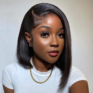 13X4 Lace Frontal Asymmetric Straight Wig