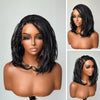 Full Lace Knotless Boho Braided French Curls Invisi Drawstring Wig
