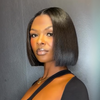 Put on & Go Yaki Straight Bob Cut Lace Closure Wig