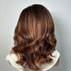 Ombre Golden Brown Blowout HD Lace Wig with Kinky Edges