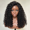 Fluffy Wand Curls HD Lace With 4C Kinky Edges Wig