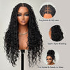 Wig Combo 13-Pixie Wig+ Full Lace Box Braids Wig 4 Colors