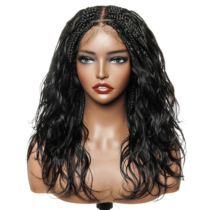 Full Lace Knotless Bora Bora Braided Wig With Baby Hair
