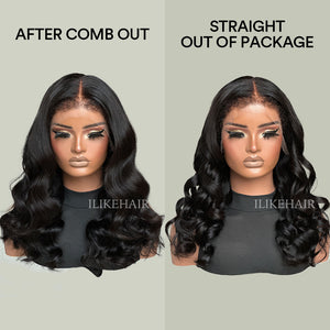 Body Wave With Hybrid Hairline HD Lace Ventilated Wig