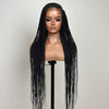 Full Lace Braided Wig Invisible Knots Cornrows