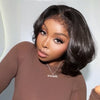Natural Black Boss Chic Bob With Kinky Edges Wig