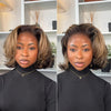 Blonde Highlights Volume Layered Bob 13x4 Lace Front Wig