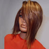 Asymmetry Long Layers Bob Side-parted 13x4 Lace Frontal Wig