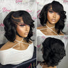 Asymmetry Shaved side Layers Bob 13x6 Lace Front Wig