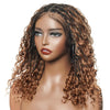 Honey Brown Flexi-fit Full Lace Boho Braided Short Wig With Invisi Drawstring