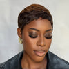 Full Lace Pixie Cut Wig 100% Human Hair