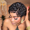 13x4 Lace Finger Wave Short Pixie Wig