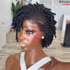 Full Lace Twist-out Afro kinky Cornrow Invisi Drawstring Wig