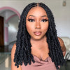 Full Lace Butterfly Locs Wig With Invisi Drawstring Clearance
