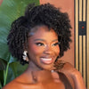 Afro Coily Curly 13×4 Lace Frontal Human Hair Wig With Baby hair