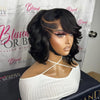 Asymmetry Shaved side Layers Bob 13x6 Lace Front Wig