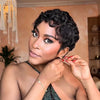 13x4 Lace Finger Wave Short Pixie Wig