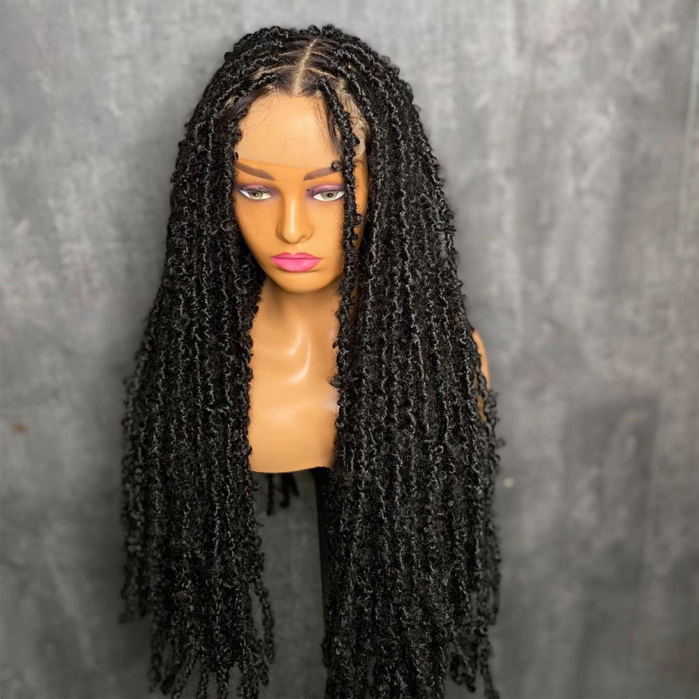 Full Lace Bohemian Softlocs Wig With Invisi Drawstring