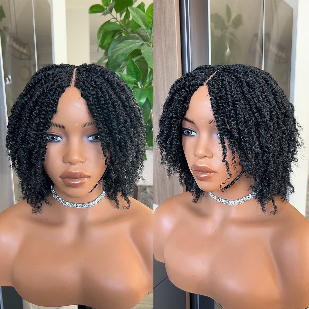 Full Lace Afro kinky Micro Twist Flexi-fit Invisi Drawstring Wig