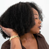 Wear & Go Kinky Coils Half Wig With Drawstring 100% Human Hair