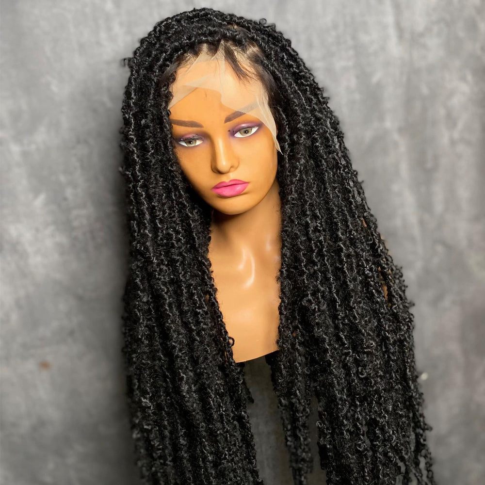 Full Lace Bohemian Softlocs Wig With Invisi Drawstring