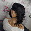 Asymmetry Shaved side Layers Bob 13x6 Lace Front Wig